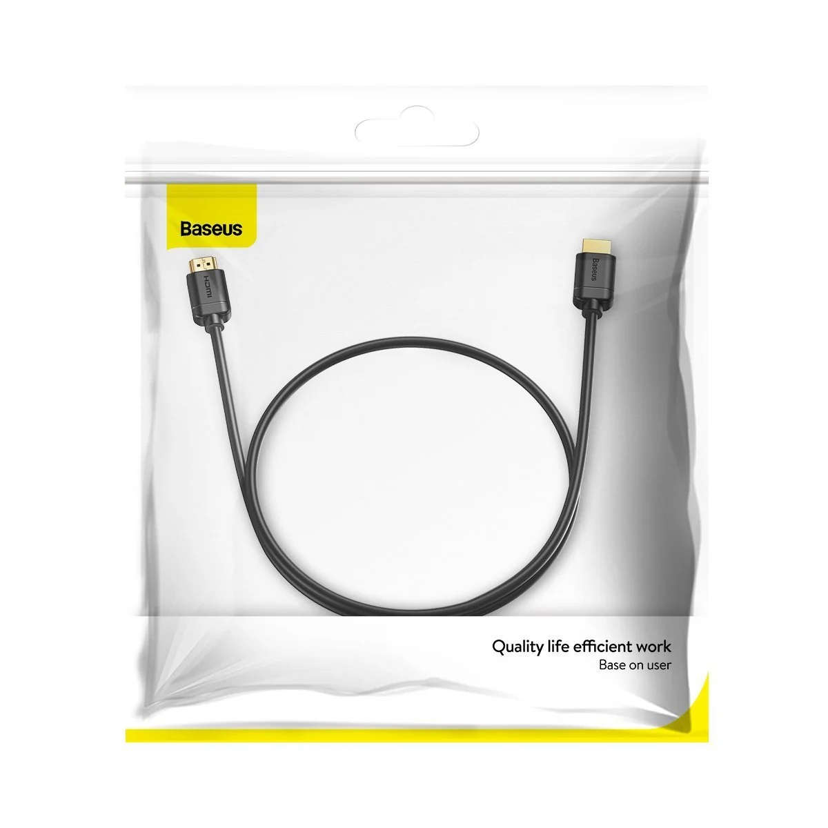 Baseus High Definition kábel HDMI 2.0 4K 3m, čierny 