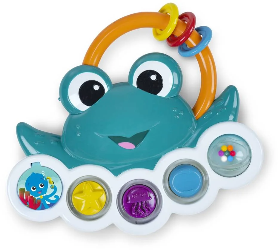 BABY EINSTEIN Hračka senzorická aktívna Neptune's Busy Bubbles™ 1×1 ks, hračka pre deti