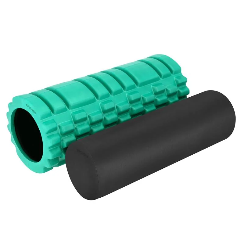 SPOKEY - MIX ROLL Masážny fitness valec 2v1, 33 cm, zelený 