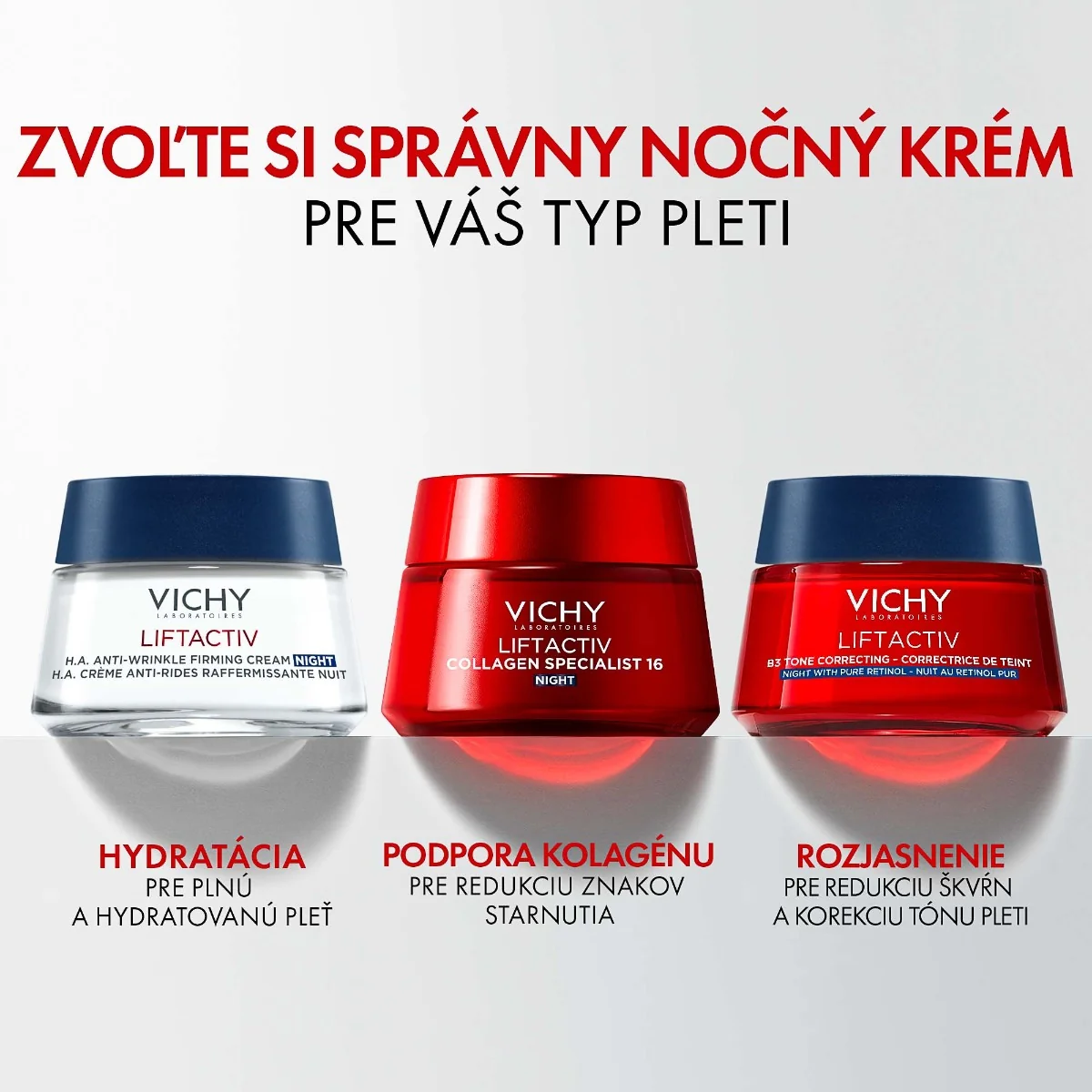 Vichy Liftactiv Collagen Speacialist 16 Nočný krém 1×50 ml, nočný krém