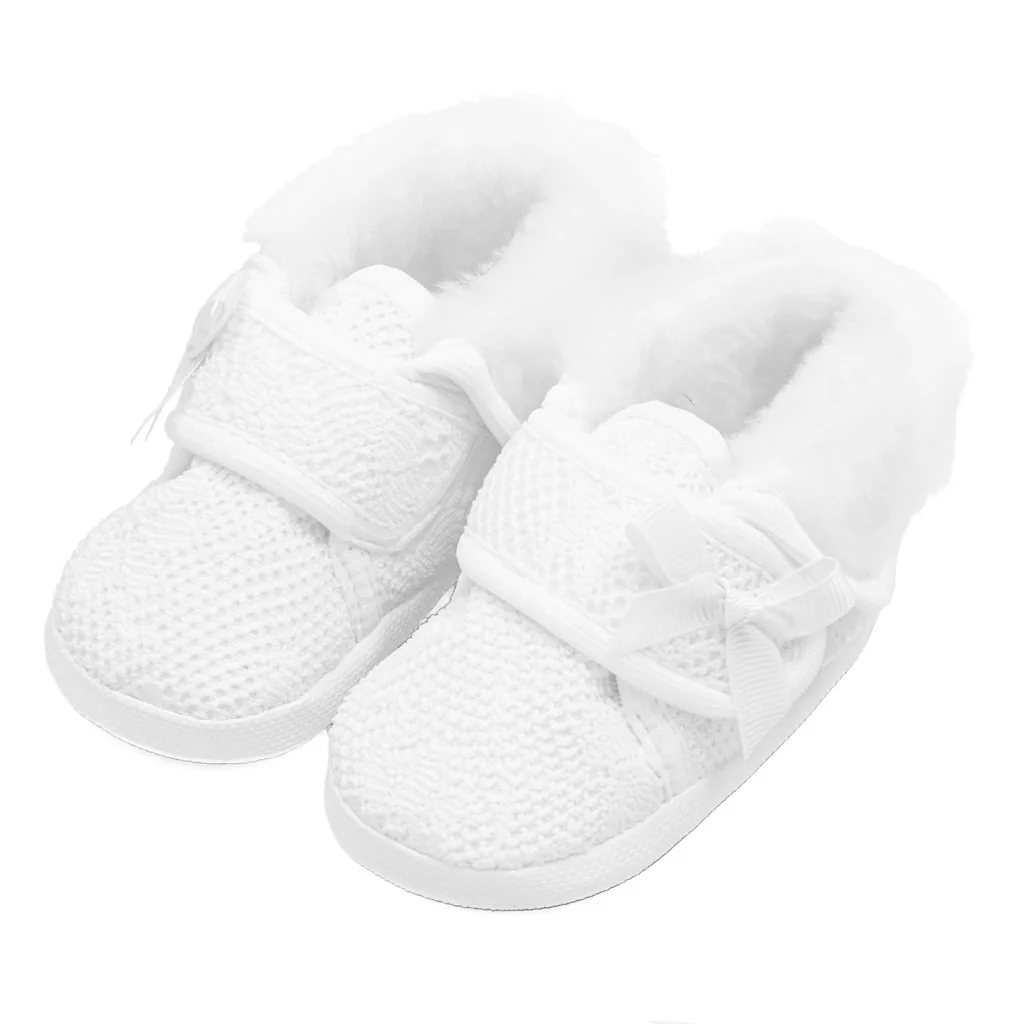 Dojčenské zimné capačky ku krstu New Baby 3-6 m dievča 3-6 m, 20C50025