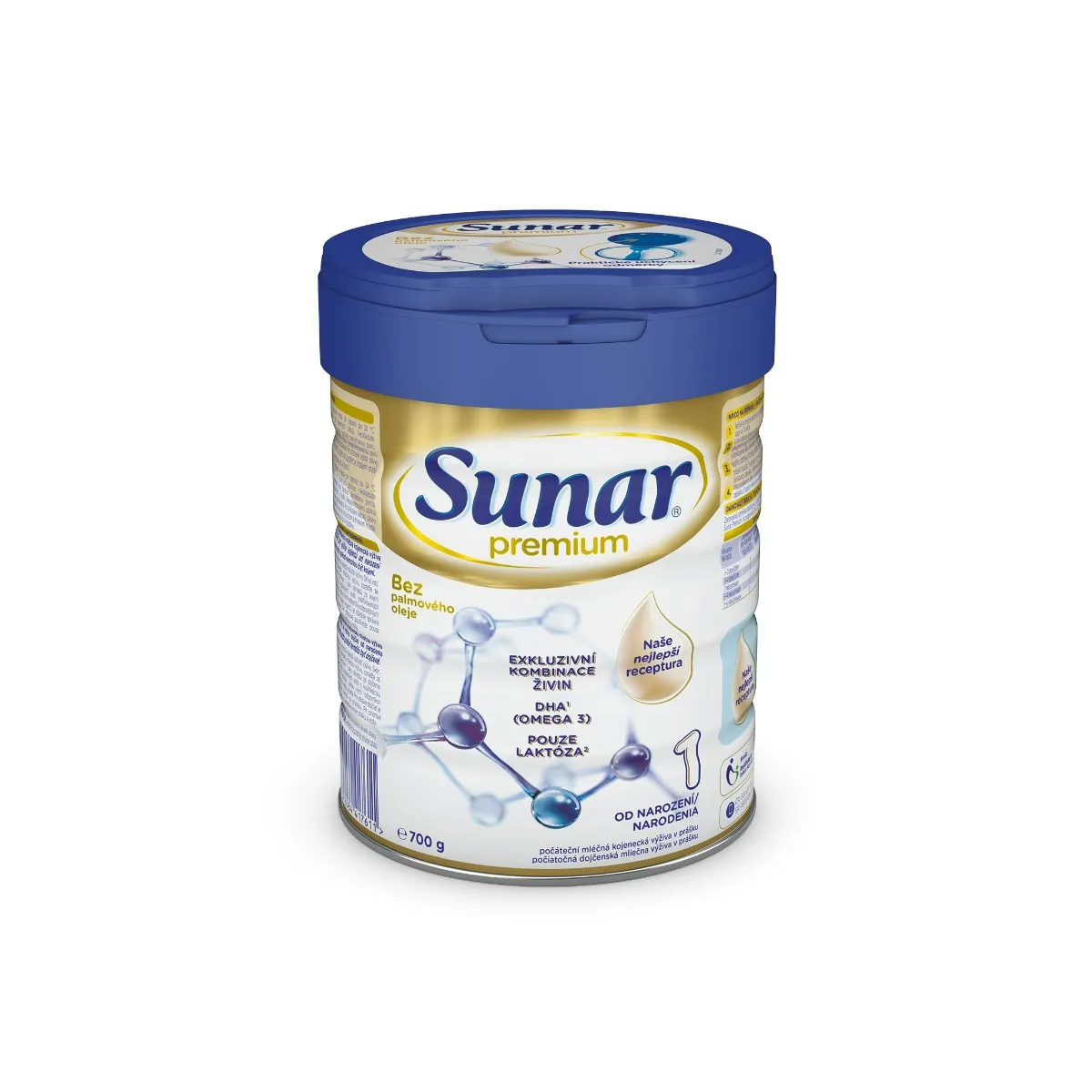 Sunar Premium 1 pre deti od 0m+ 1×700 g, dojčenské mlieko, od narodenia