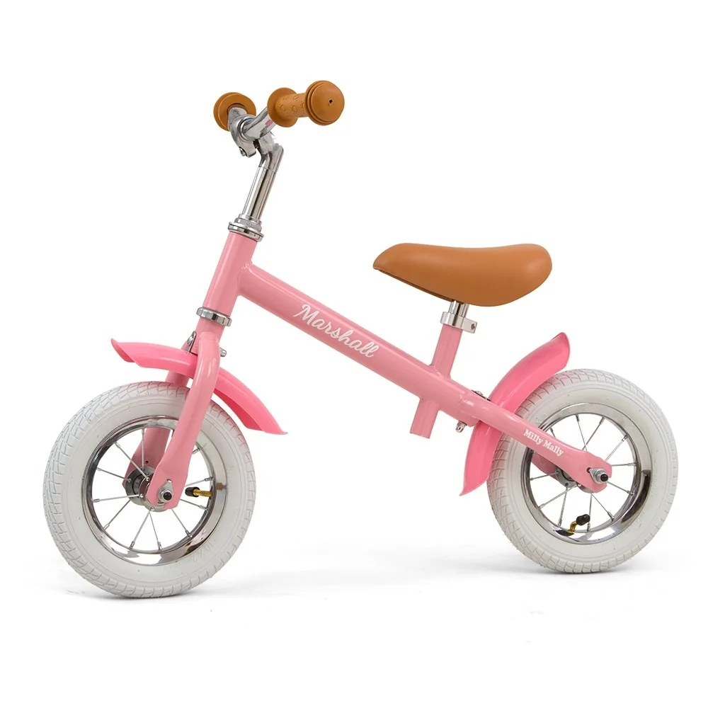 Detské odrážadlo bicykel Milly Mally Marshall Air Pink , 20C43253