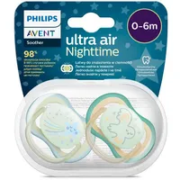 Philips AVENT Cumlík Ultra air nočný 0-6m chlapec 2ks