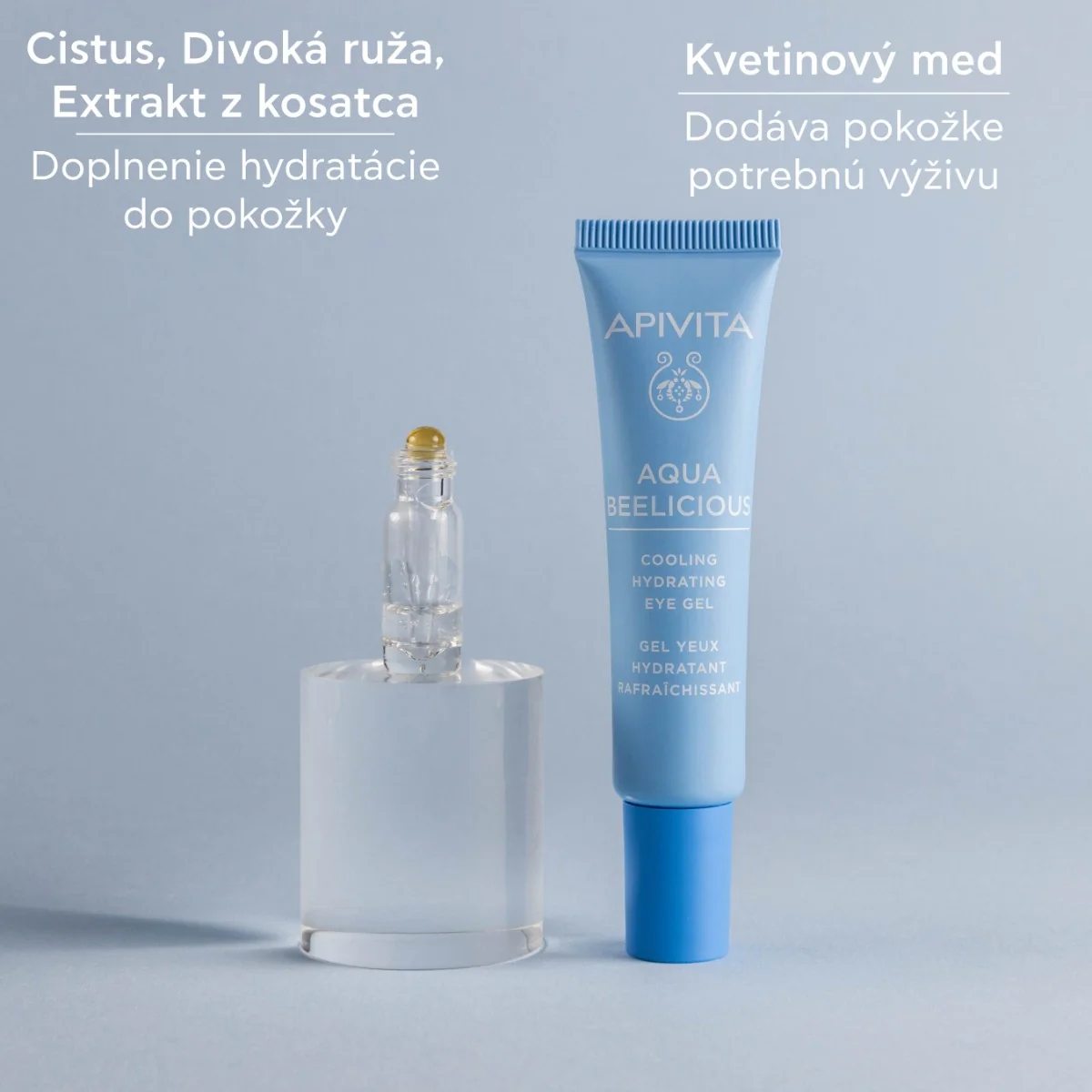 APIVITA Aqua Beelicious Cooling Hydrating Eye Gel, 15ml 1×15 ml, chladivý očný krém