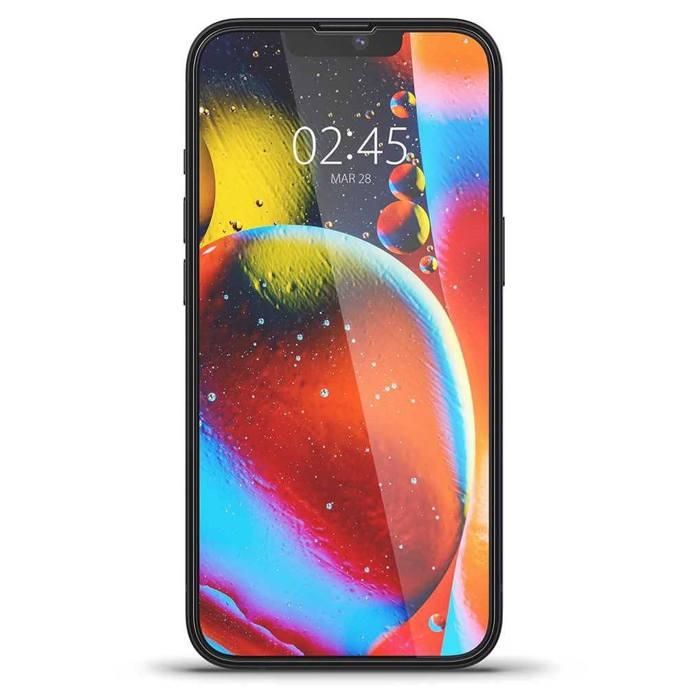 Spigen Slim HD ochranné sklo na iPhone 13 Pro Max / 14 Plus / 15 Plus, čierne