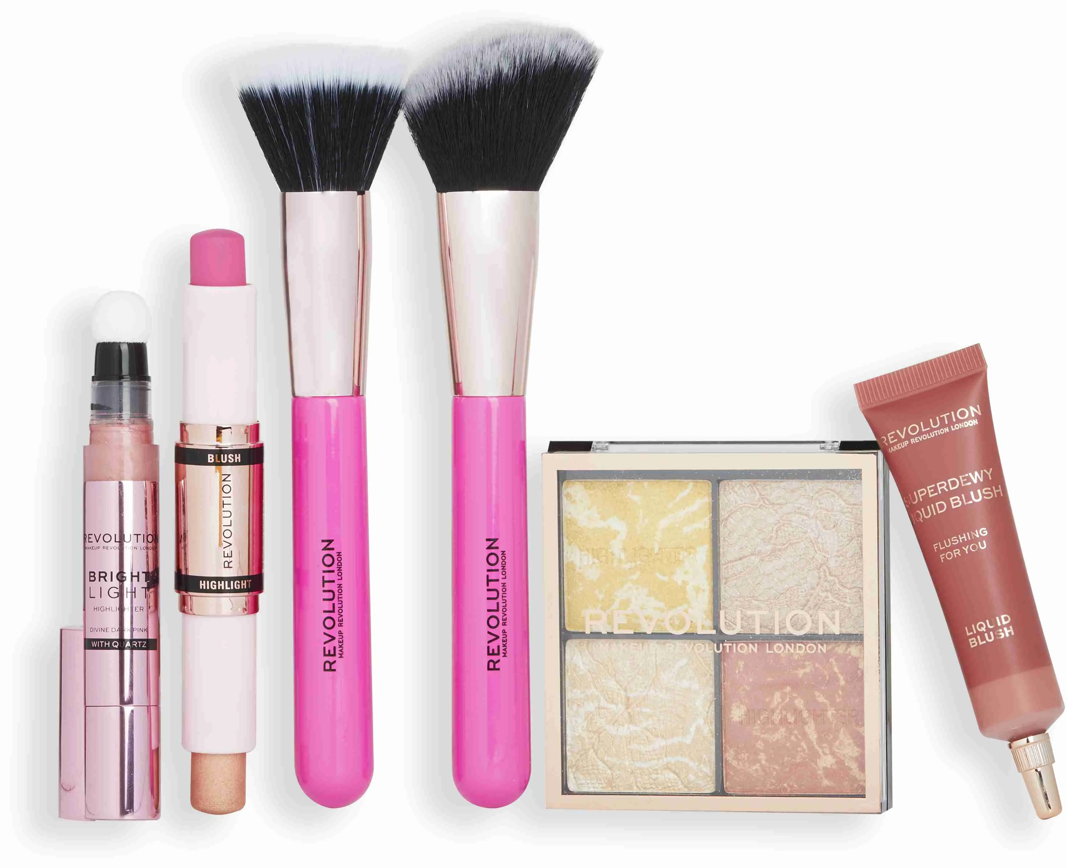 Revolution, Blush & Glow Gift Set 1×1 set, darčeková sada