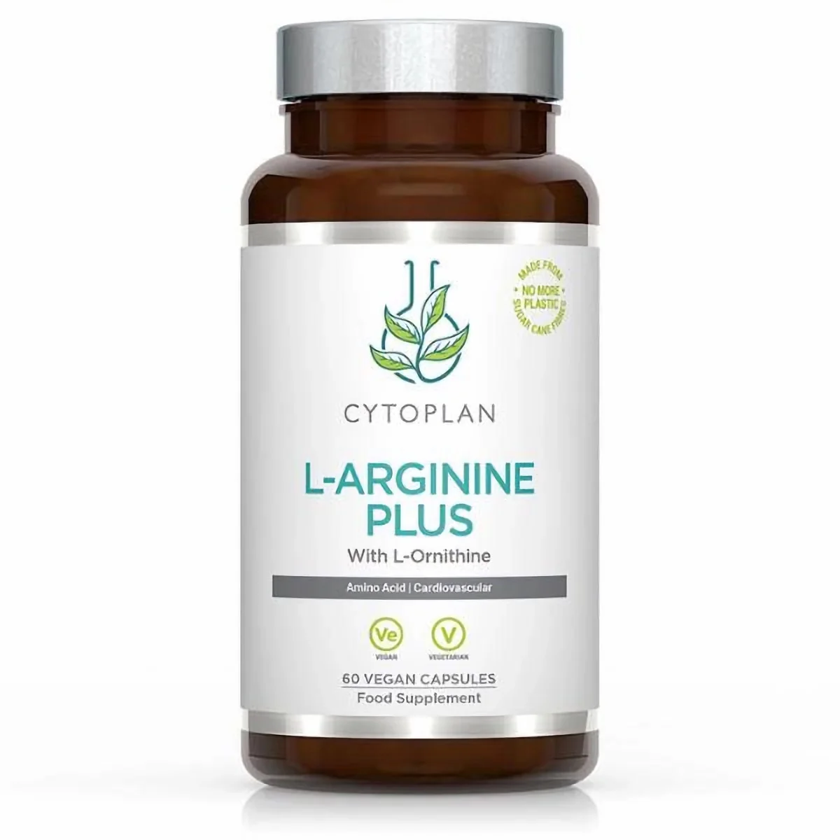 Cytoplan komplex L-arginín + L-ornitín, 500/250 mg, 60 vegan kapsúl