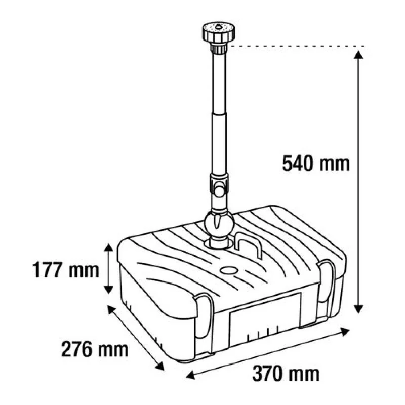 SICCE FILTRAPOND UV-C 9W 10m jazierkové filtračné čerpadlo 60W, max 2,5 m s UV-C lampou 