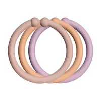 BIBS Loops krúžky  blush/peach/dusky lilac