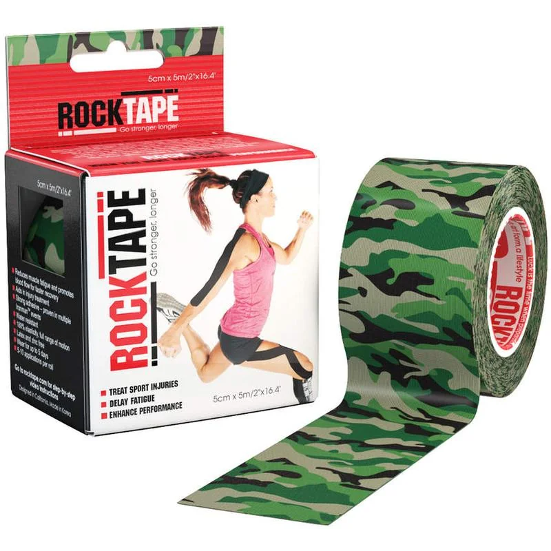 Kineziologický tejp RockTape Design - Camo Green