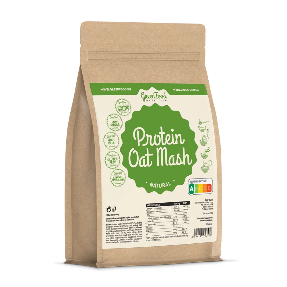 GreenFood Nutrition Protein Oat Mash natural