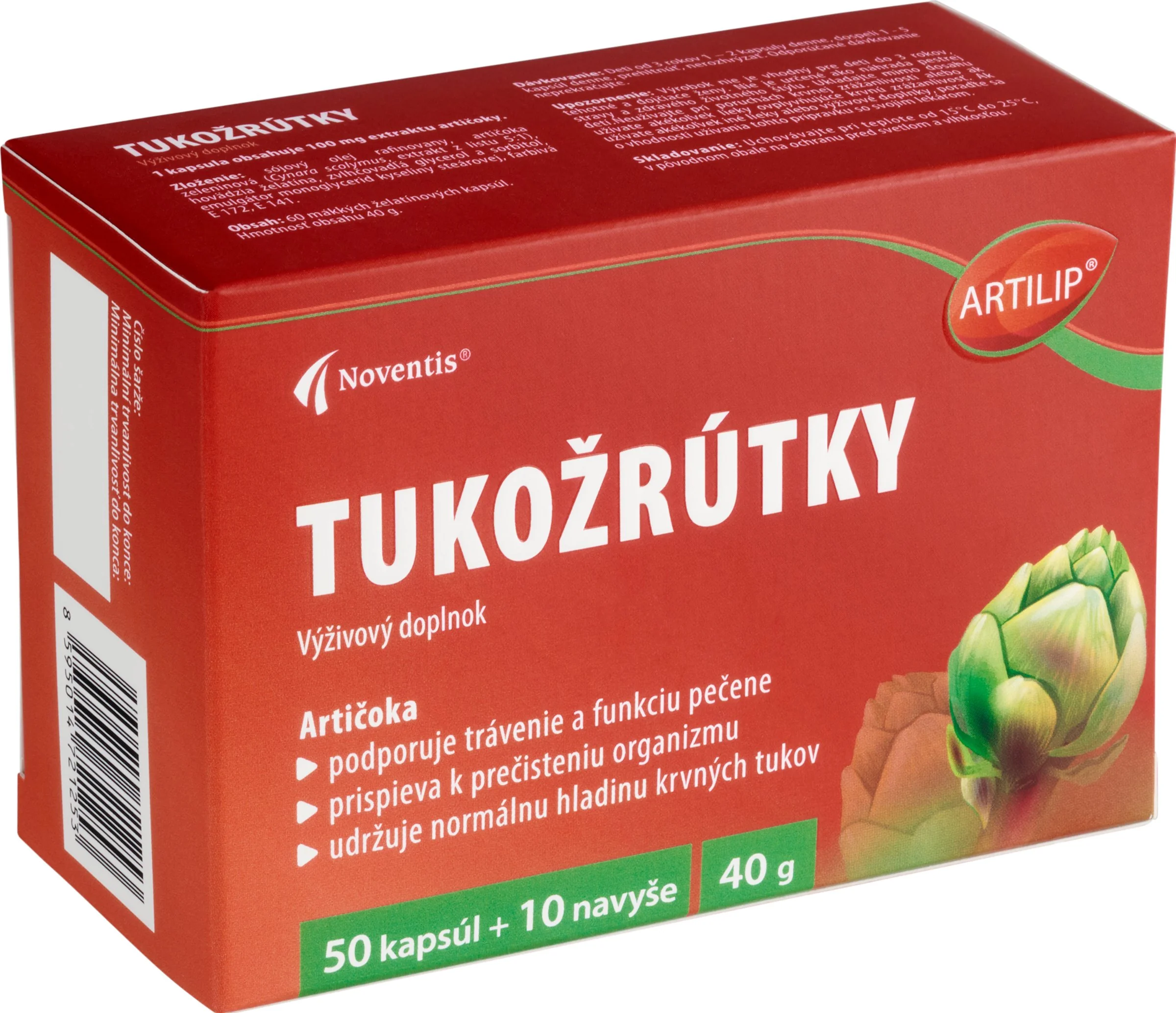 TUKOŽRÚTKY 1×60 cps, výživový doplnok