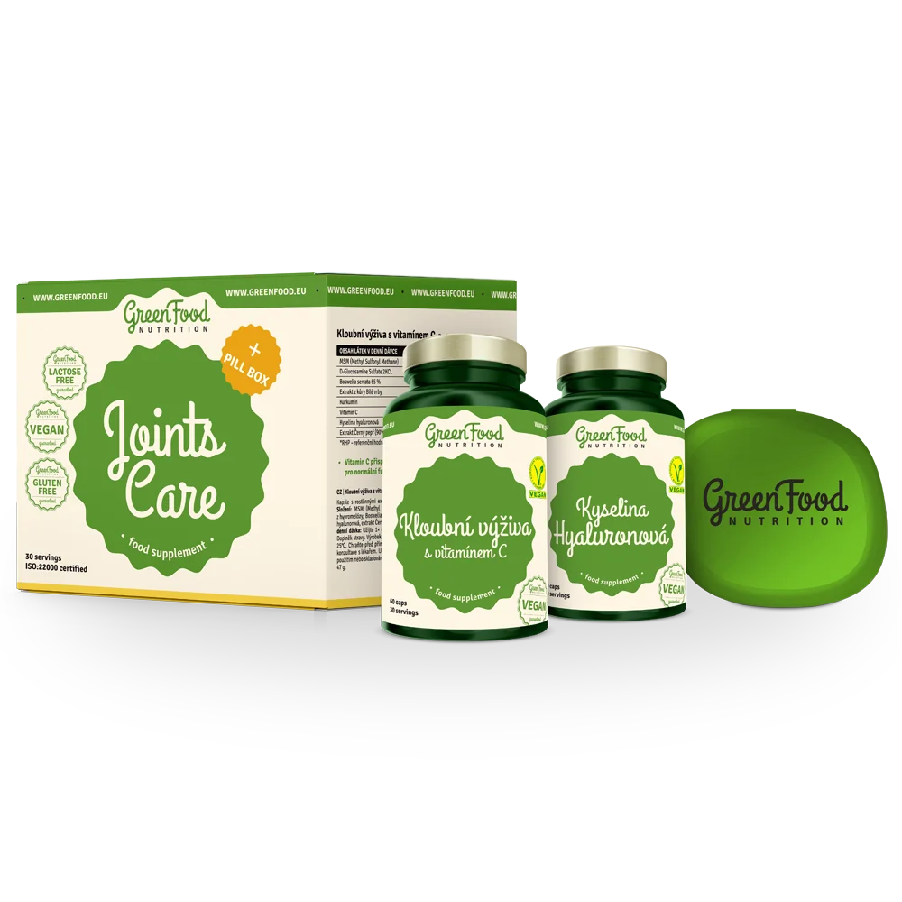 GreenFood Nutrition JOINTS CARE + Pillbox