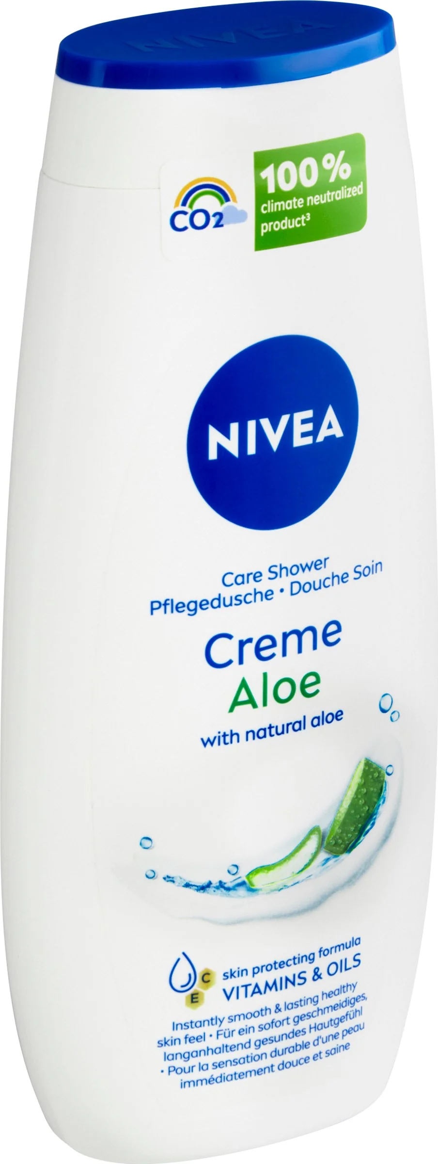 NIVEA Krémový Sprchovací gél Aloe Vera 1×250 ml, hydratuje pokožku