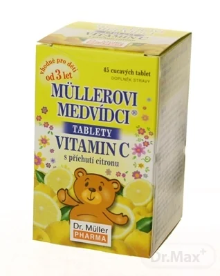 MÜLLEROVE medvedíky - vitamín C