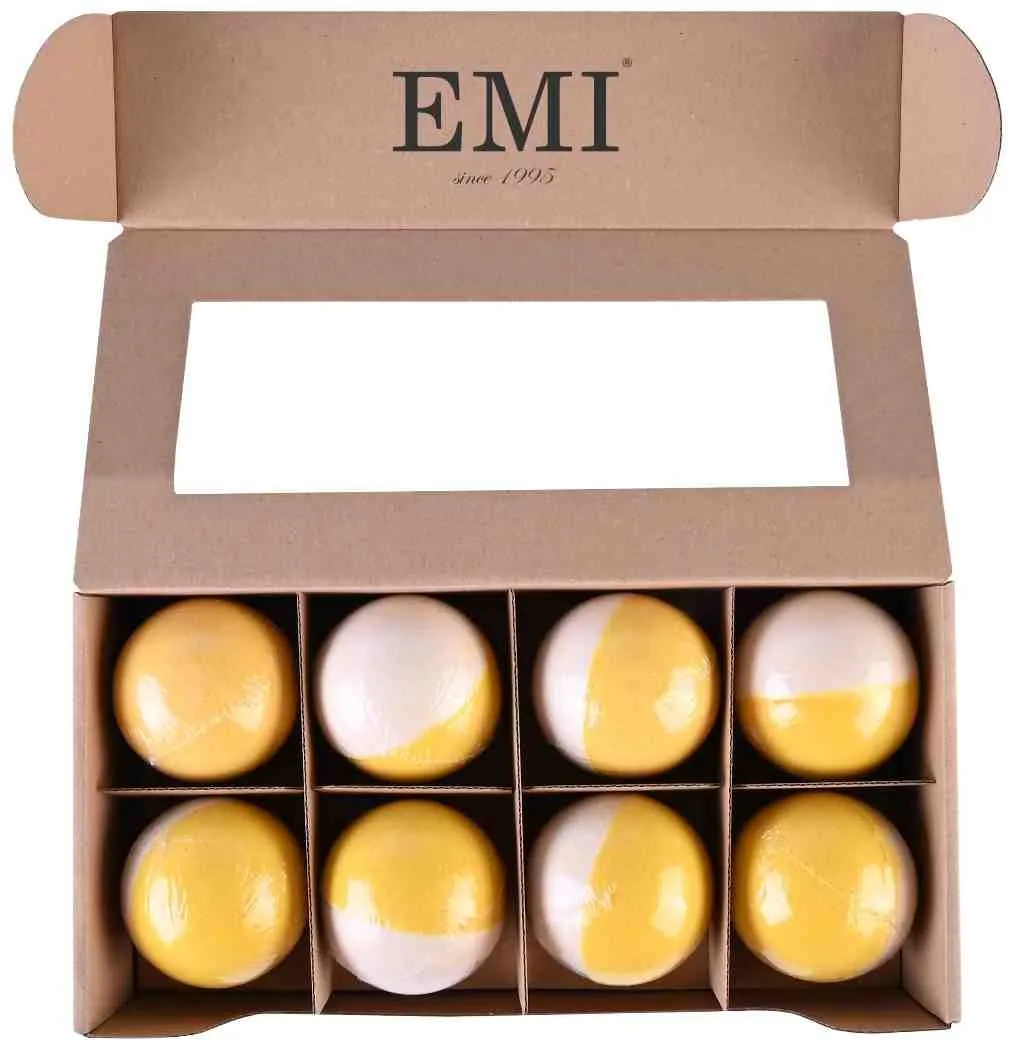 EMI Bomba do kúpeľa citrus sada 8 ks 1×1 set, bomby do kúpeľa