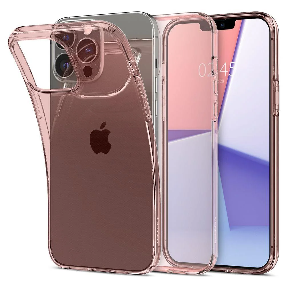 Spigen Crystal Flex silikónový kryt na iPhone 13 Pro, ružový 