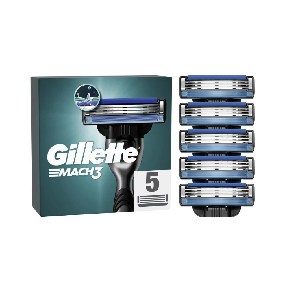 Gillette Mach3 Náhradné hlavice 5ks