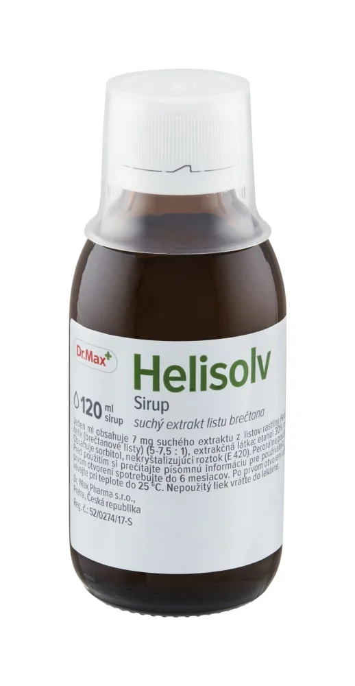 Dr. Max Helisolv sirup 1×20 ml, sirup proti kašľu