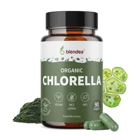 BLENDEA BIO CHLORELLA 1×90 cps, výživový doplnok