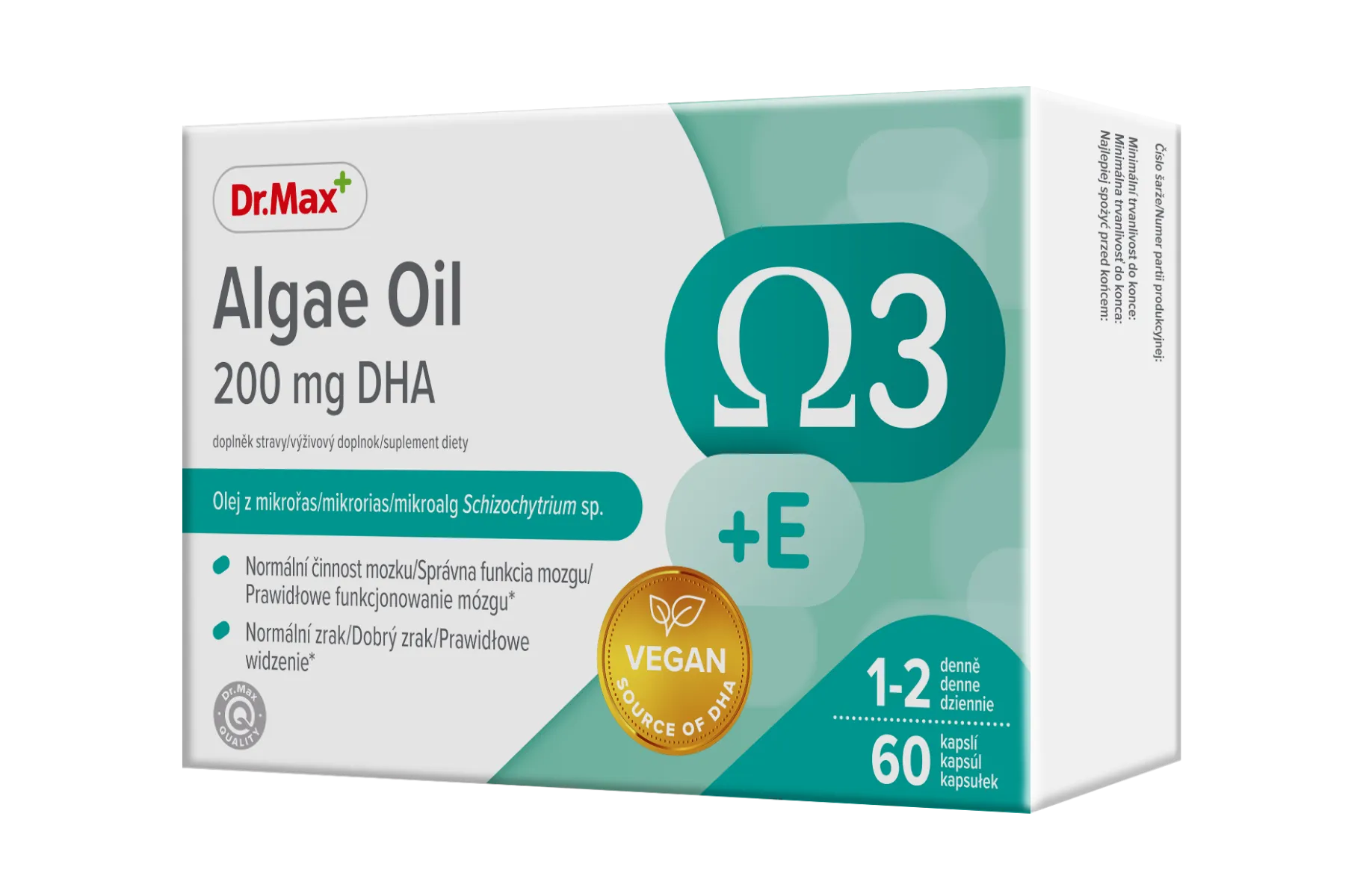 Dr. Max Algae Oil 200 mg DHA 1×60 cps