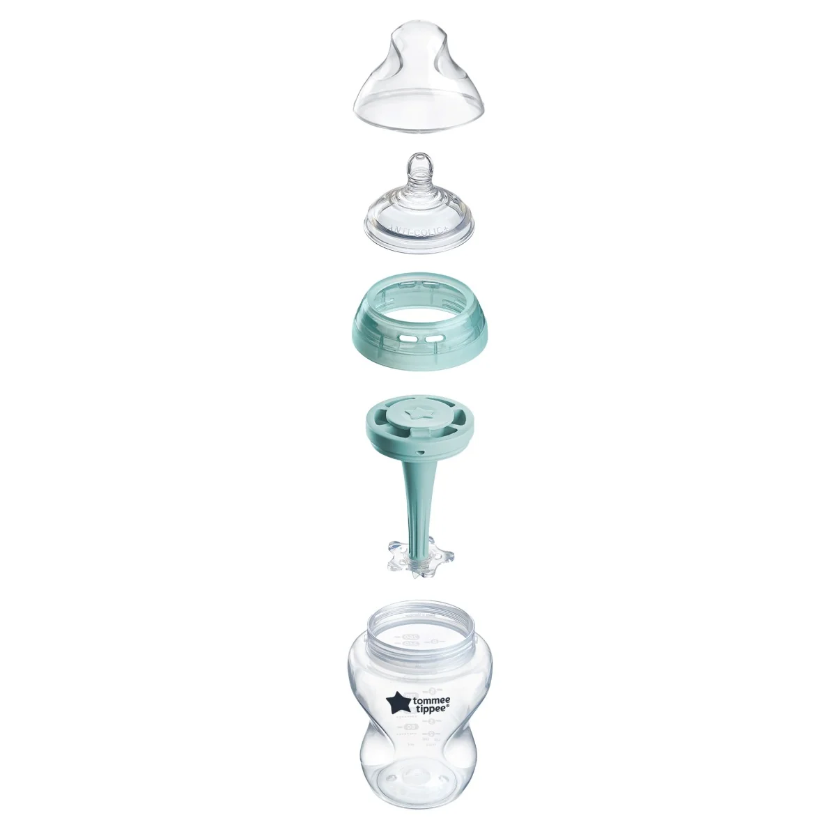 Tommee Tippee ADVANCED ANTI-COLIC Samosterilizačná Dojčenská Fľaša Pomalý Prietok 260 ml 0m+ 1×1 ks, dojčenská fľaša