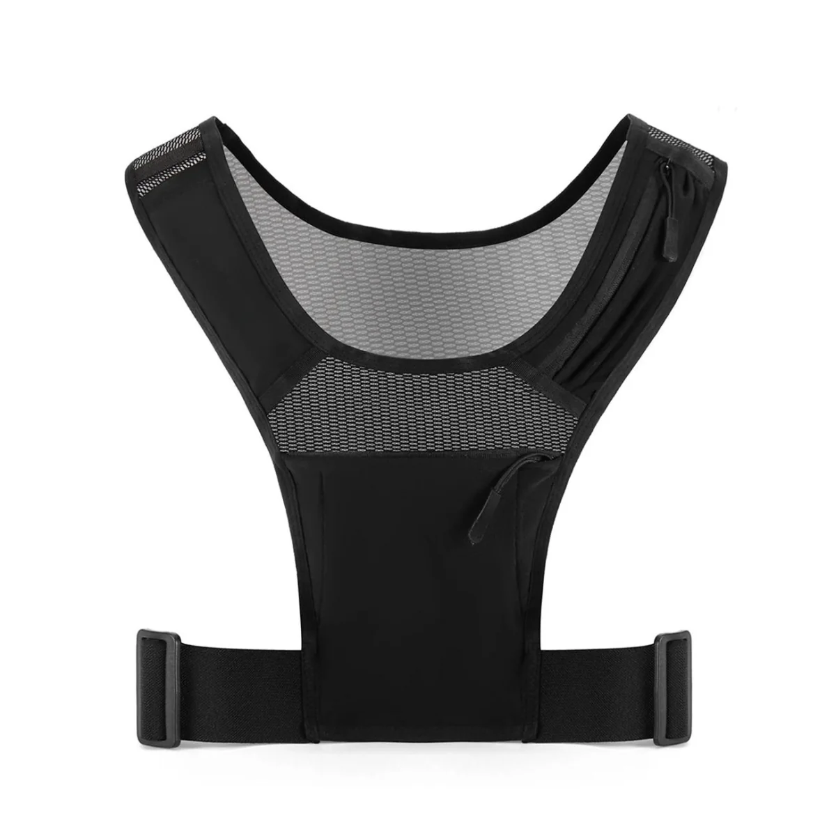 MG Running Vest reflexná bežecká vesta, čierna 