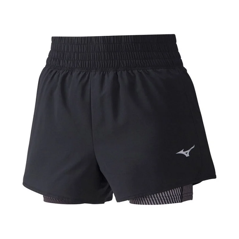 Mizuno 4.5 2v1 Short W Dámske športové nohavice - krátke, veľ. L 