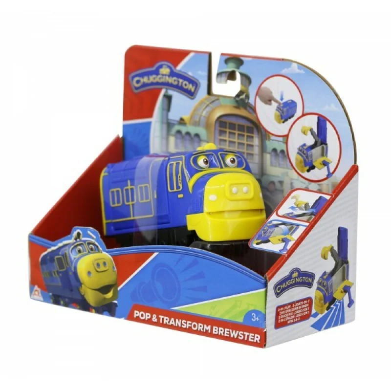 Chuggington - Veselé vláčiky Pop&Transform -Brewster 