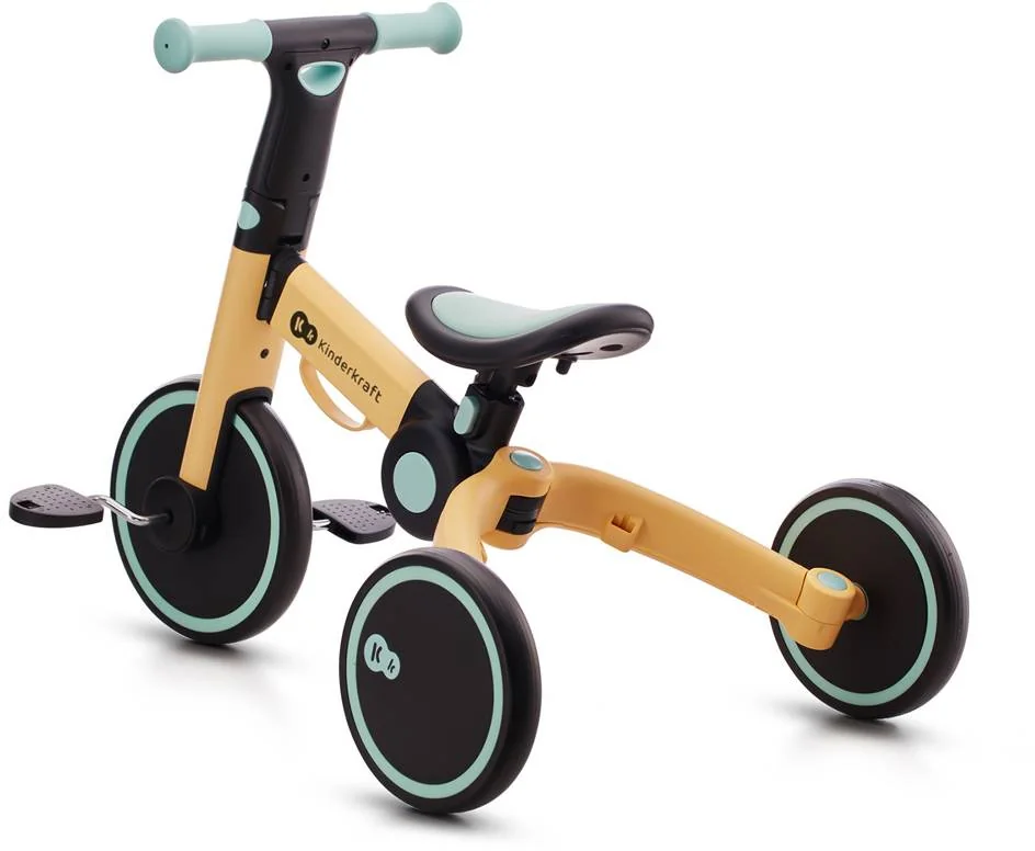 KINDERKRAFT Trojkolka 4Trike Sunflower Blue 1×1 ks, trojkolka