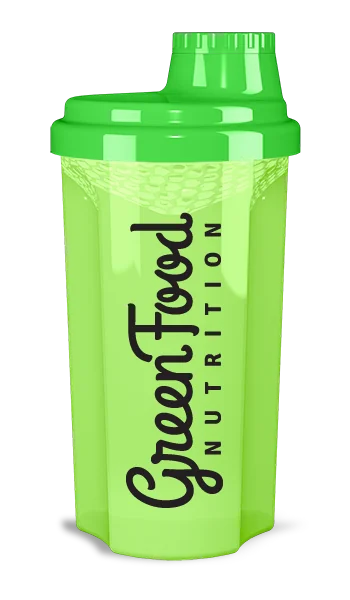 GreenFood Nutrition Shaker Transparent Green 1ks