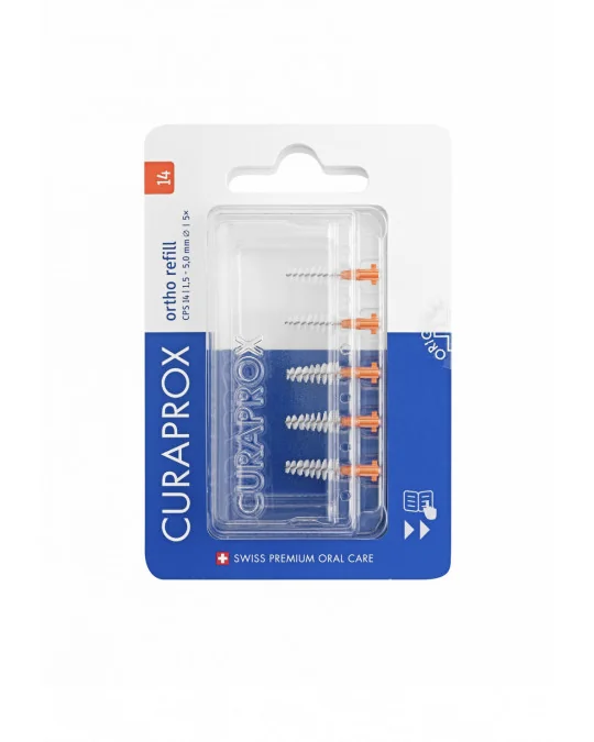 CURAPROX CPS 14 ORTHO REFILL 1×5 ks, medzizubné kefky