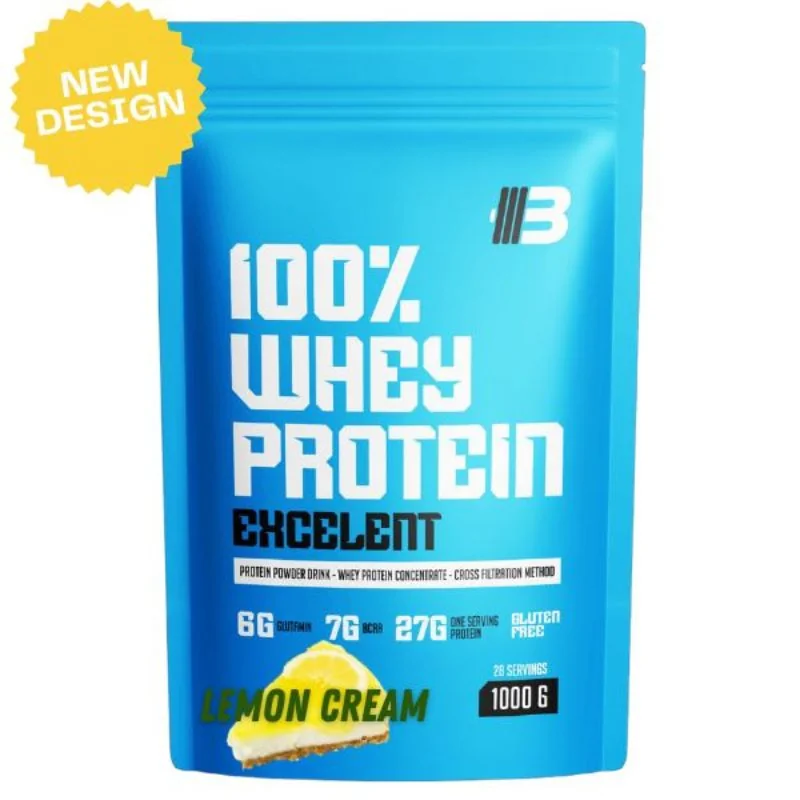 Excelent 100% Whey Proteín - citrónový krém od BODY NUTRITION - 1000g