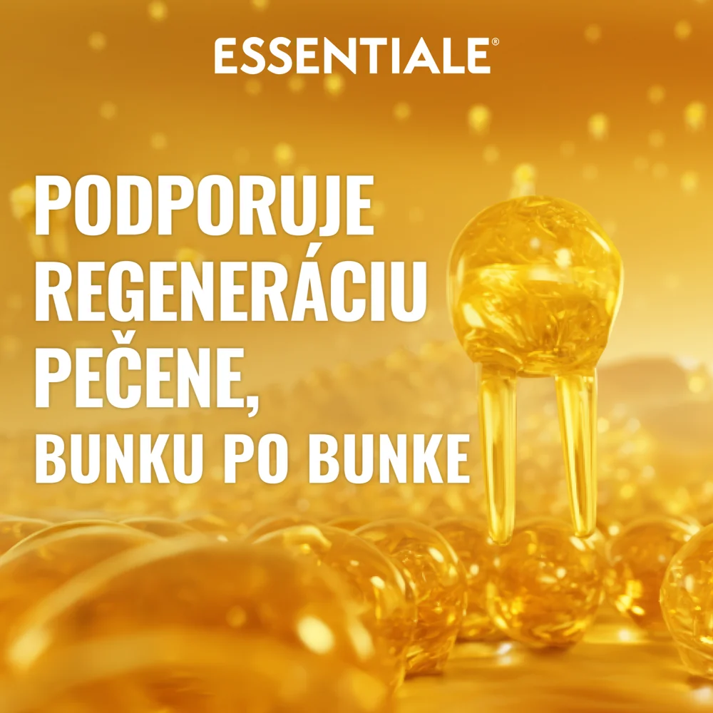 Essentiale® 300 mg 1×90 cps, liečba chorôb pečene