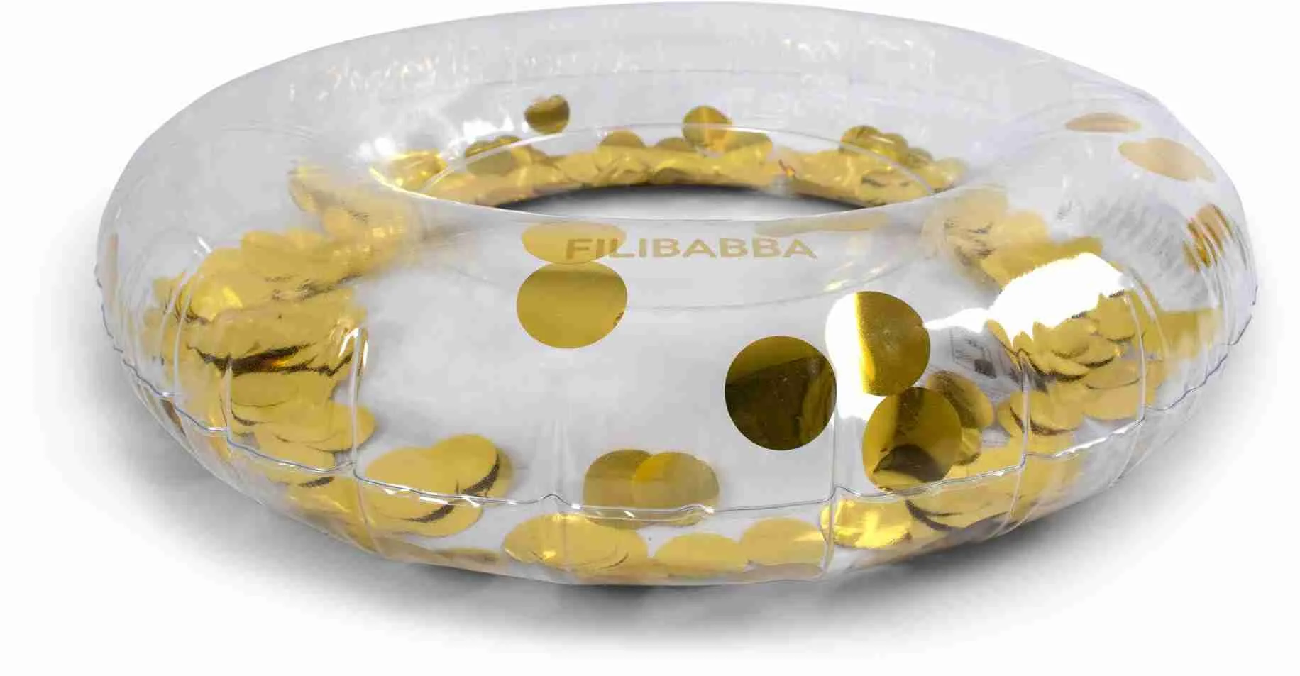 FILIBABBA Plávacie koleso Alfie Gold Confetti