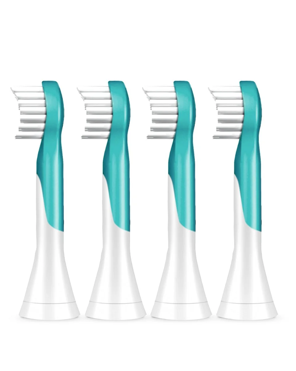 Philips - Nástavce HX6034/33 For Kids Mini pre Sonicare 3. generácie, aqua 1×4 ks, hlavica na sonickú kefku pre deti