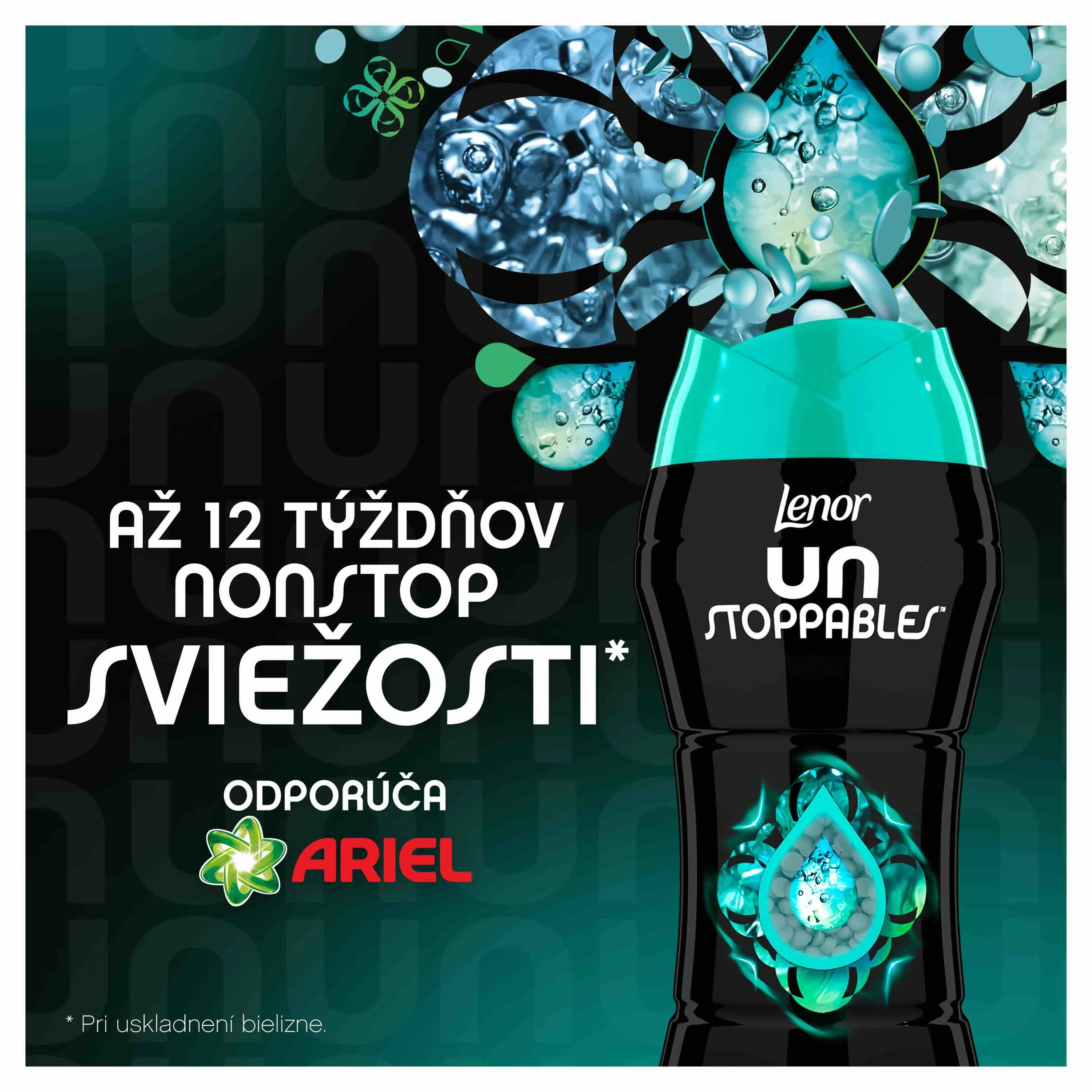 Lenor Unstoppable 285g Fresh 1×285 g, vonné perličky