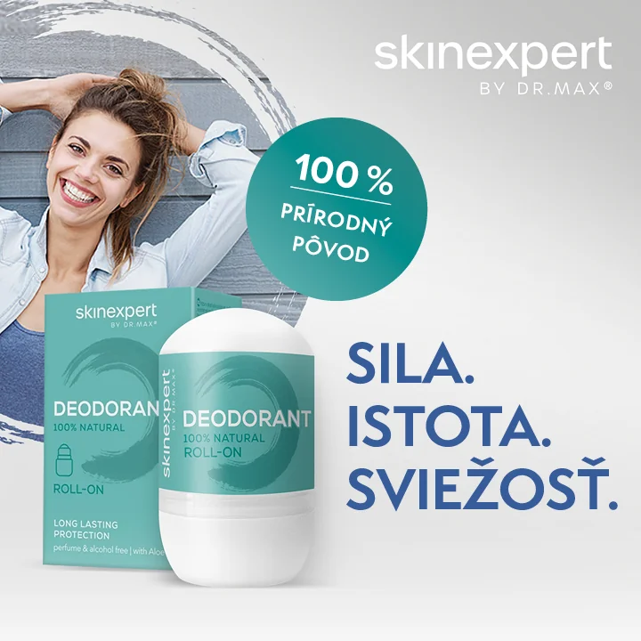 Skinexpert by Dr. Max Deodorant roll-on 1×50 ml, guličkový dezodorant