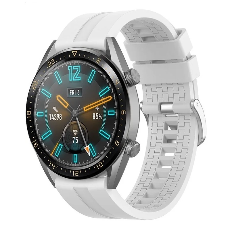 BStrap Silicone Cube remienok na Huawei Watch GT2 Pro white