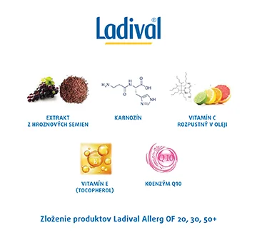 LADIVAL Allerg OF 30 gél 1×200 ml, OF 30, gél