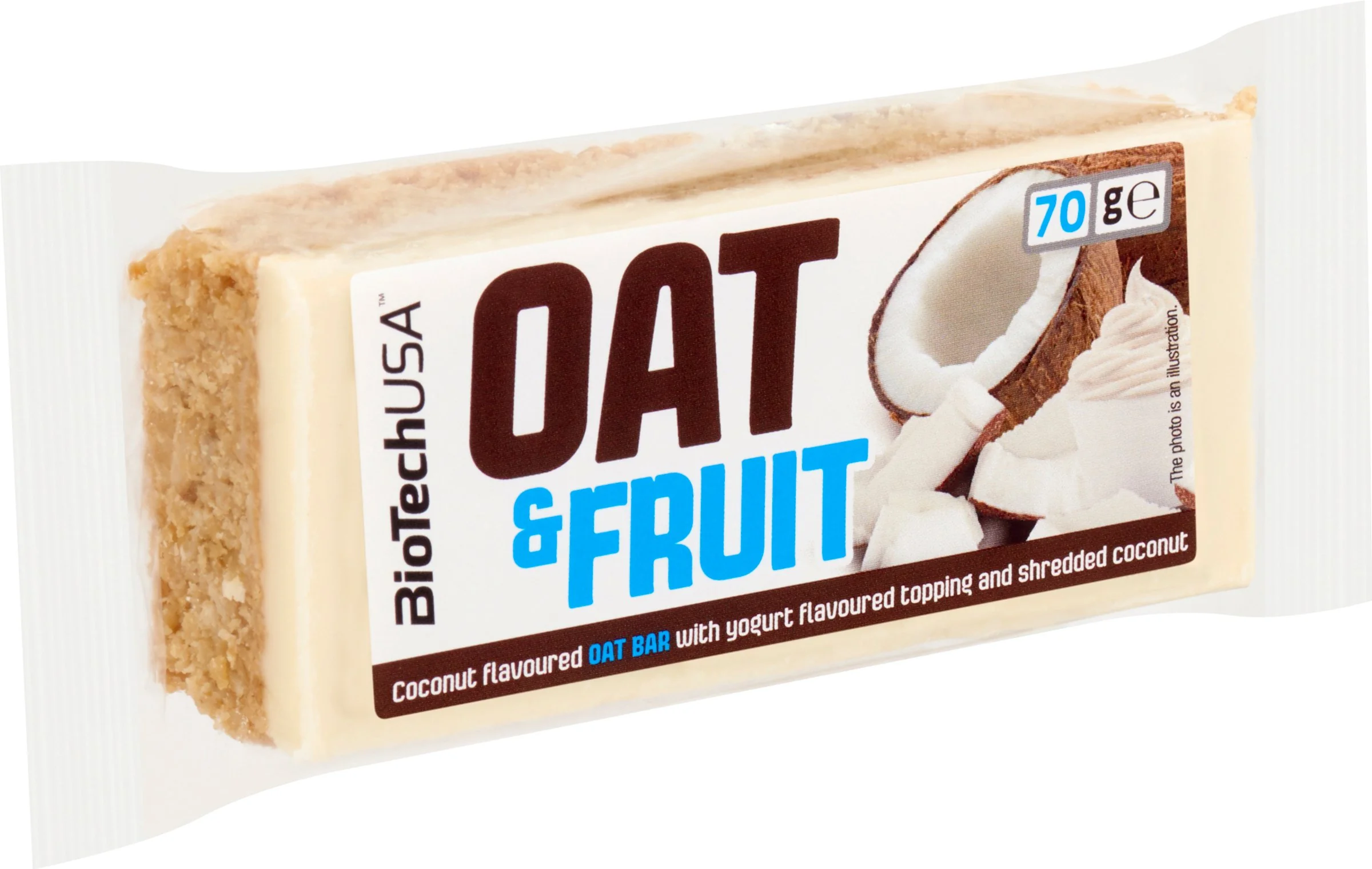 BioTech USA OAT & FRUITS 1×70 g, ovsená tyčinka