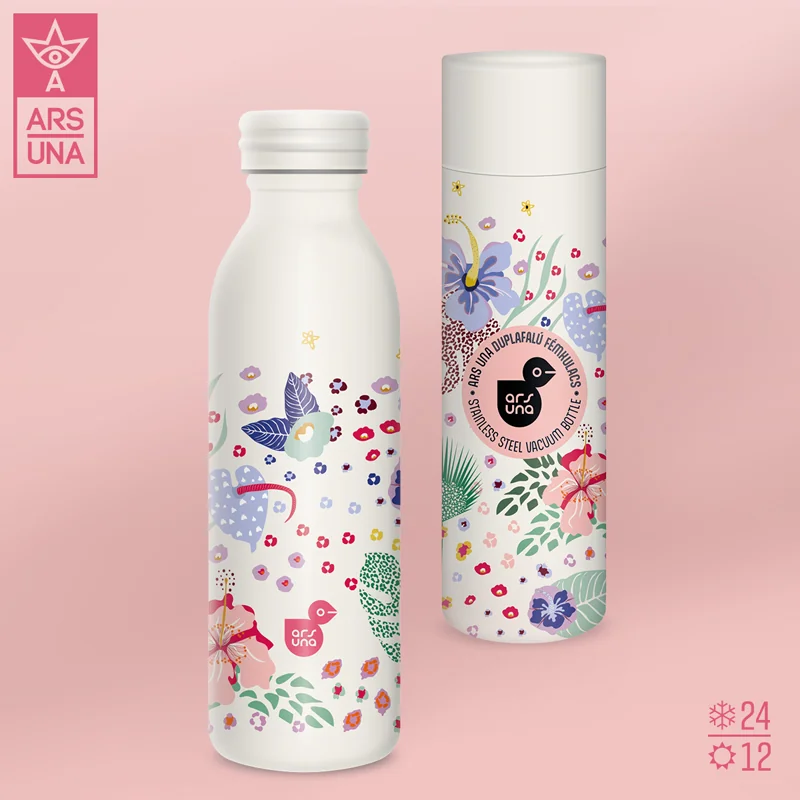 ARS UNA - Termofľaša 600ml Cream Hibiscus 