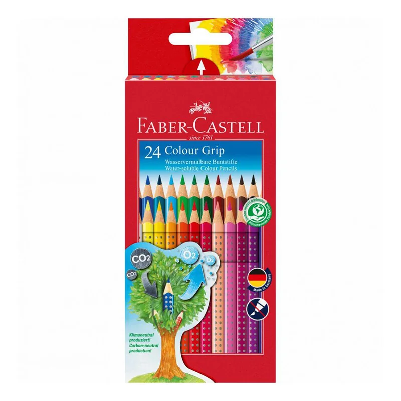 FABER CASTELL - Pastelky Grip 2001 set 24 farieb