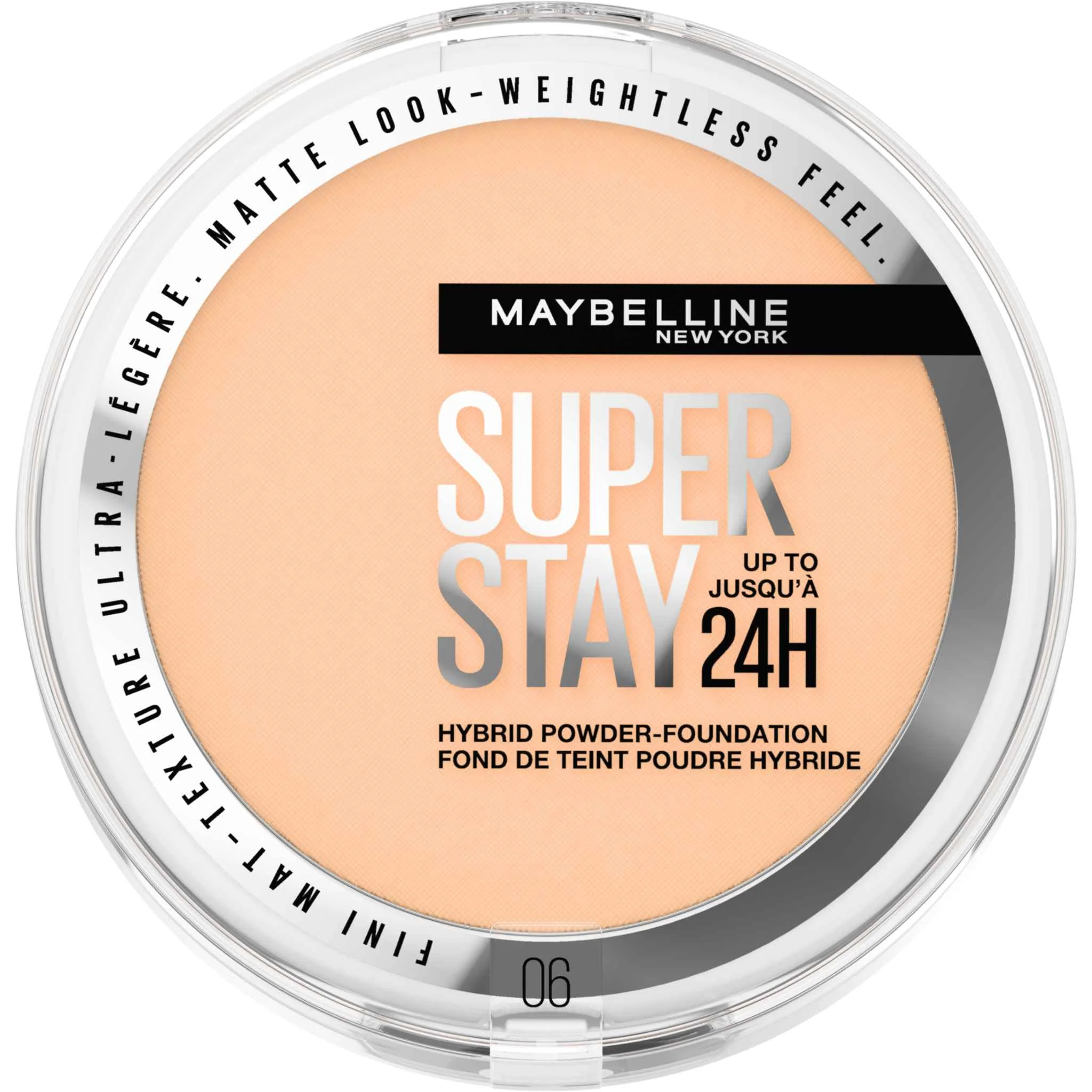 Maybelline New York SuperStay 24H Hybrid Powder-Foundation 06 make-up v púdri 1×9 g, make-up v púdri