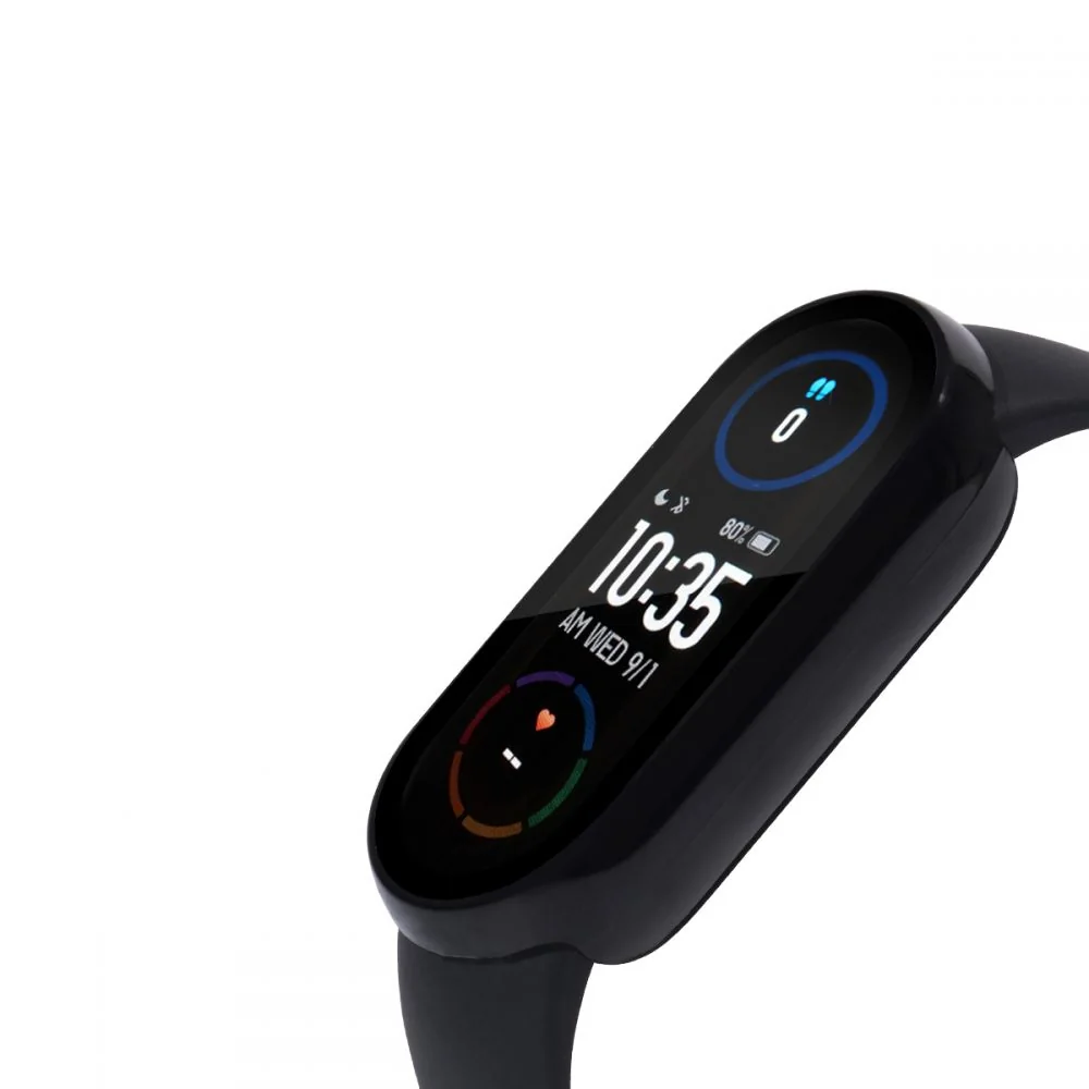 Tech-Protect Defense 360 puzdro s ochranným sklom na Xiaomi Mi Band 3 / 4 / 5 / 6, čierne