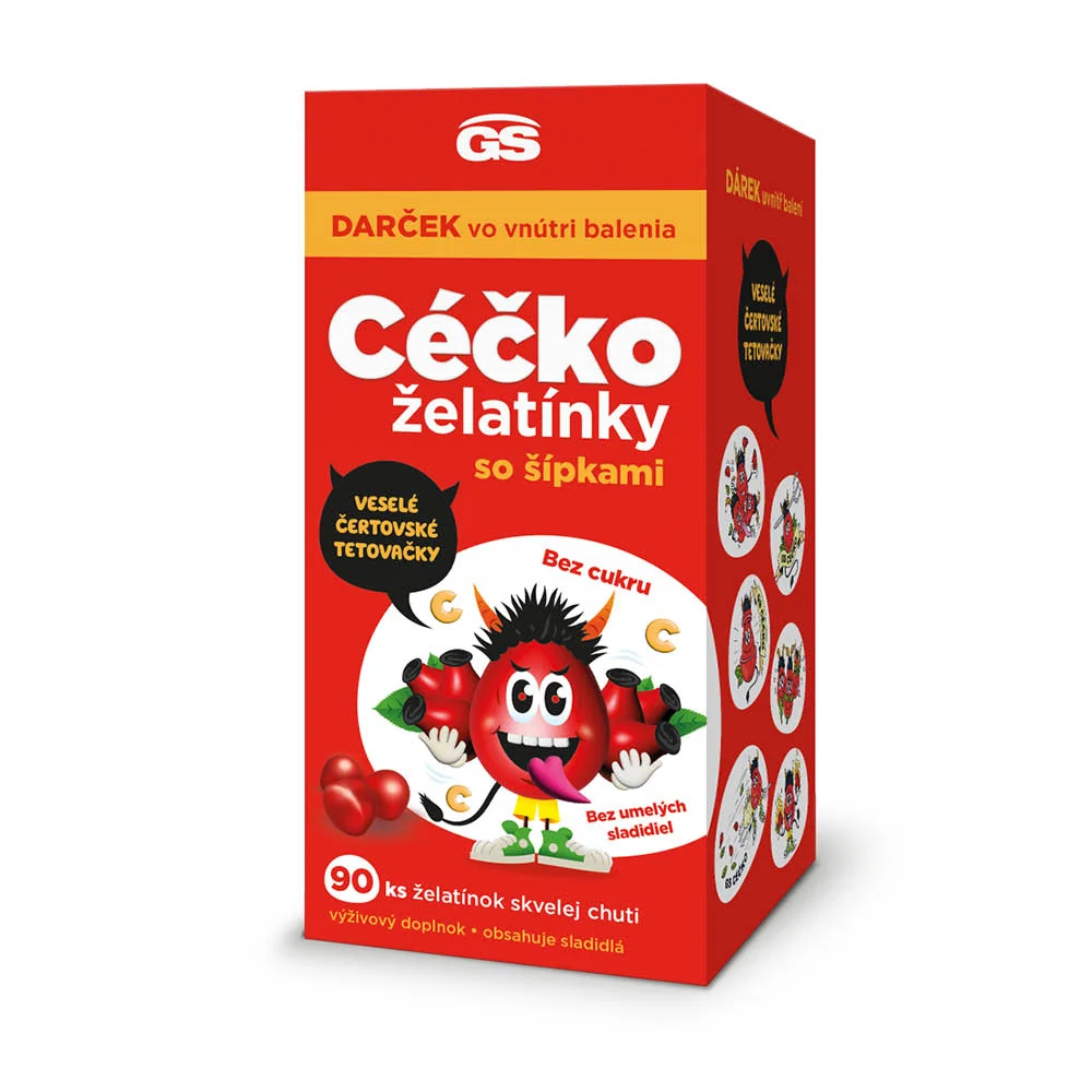 GS Céčko želatinky 1×90 cps, výživový doplnok