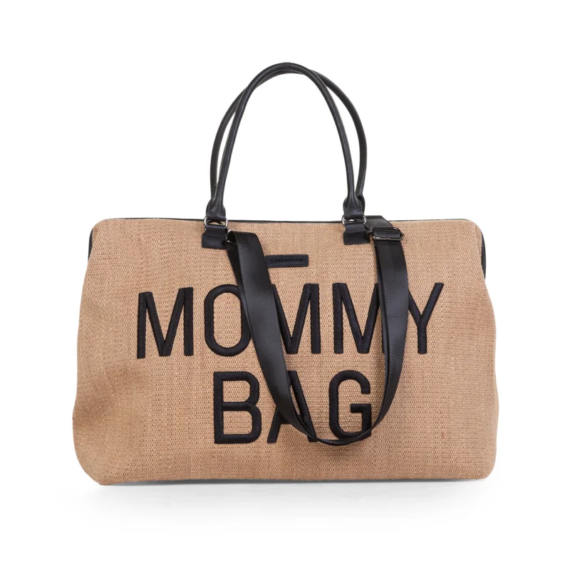 CHILDHOME - Prebaľovacia taška Mommy Bag RAFFIA LOOK 