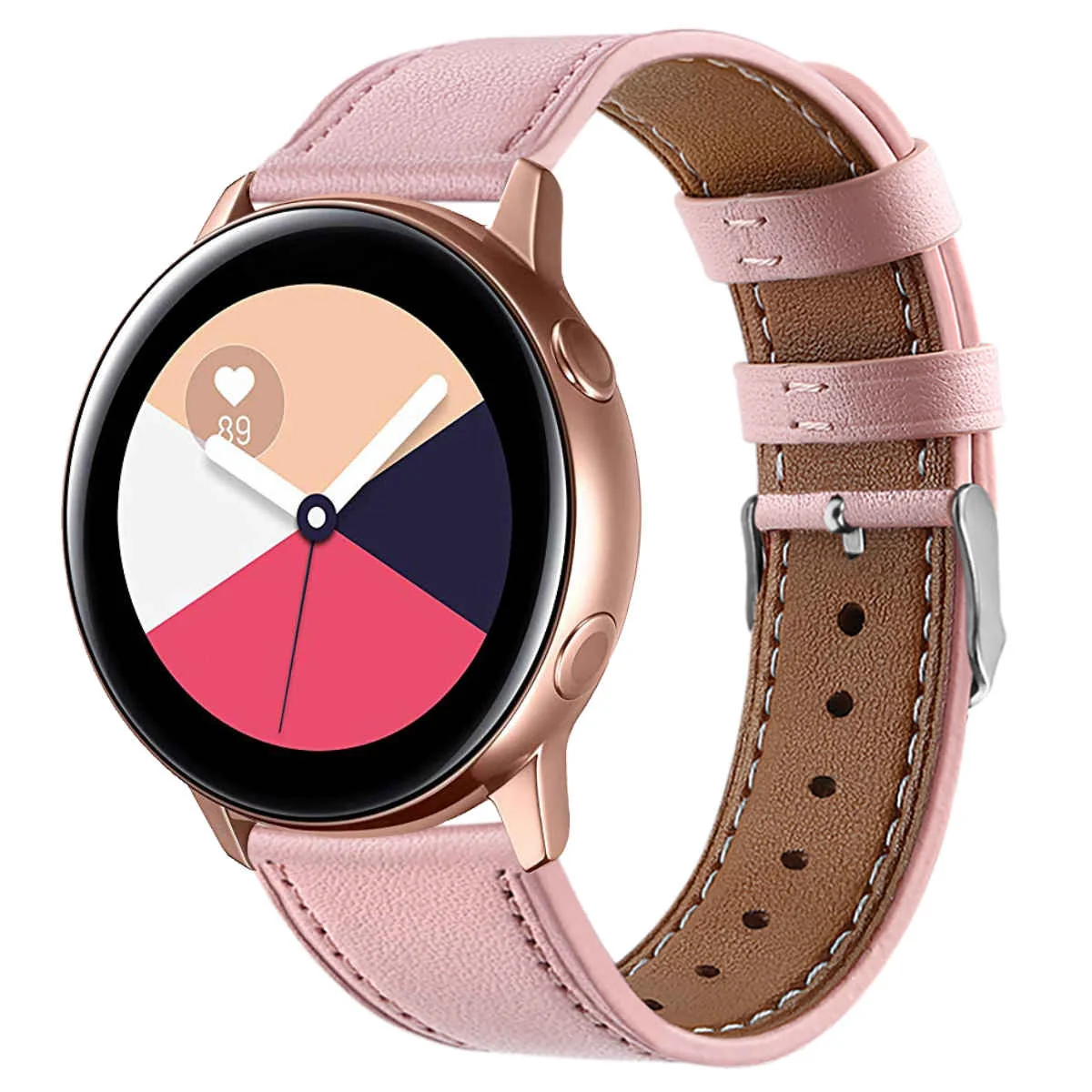 BStrap Leather Italy remienok na Xiaomi Amazfit GTR Mini pink