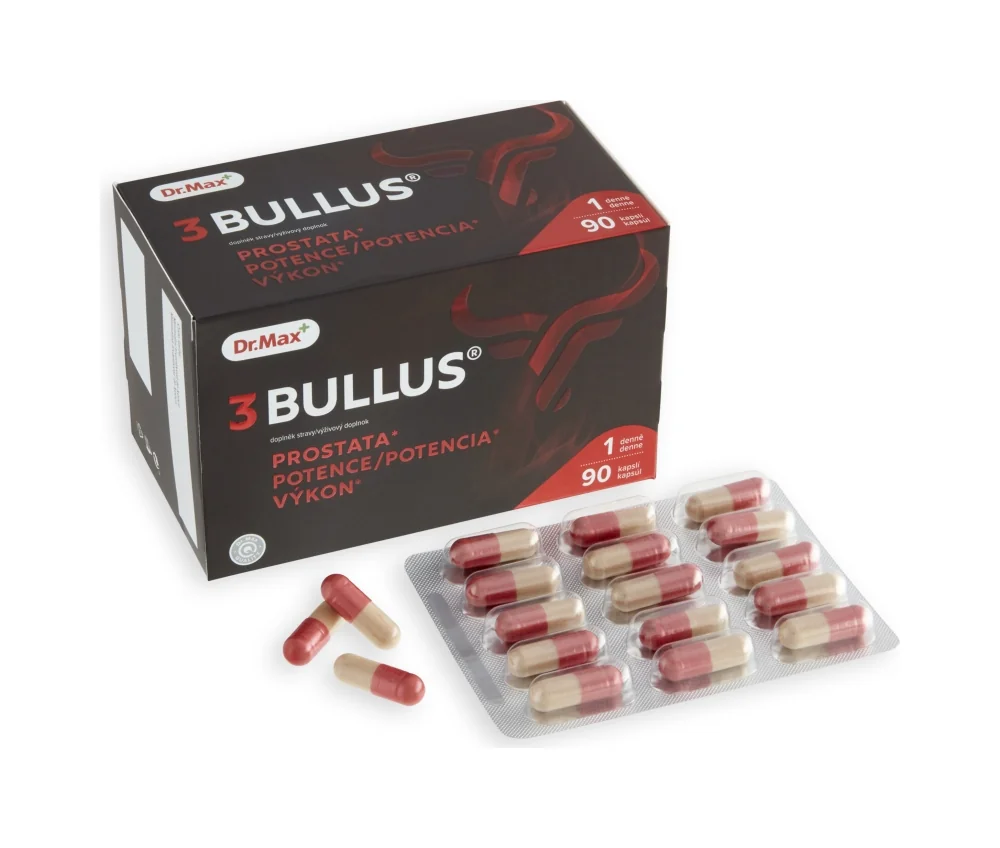 Dr. Max 3BULLUS 1×90 cps, výživový doplnok